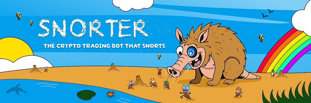 Snorter bot cartoon with glowing-nose boar