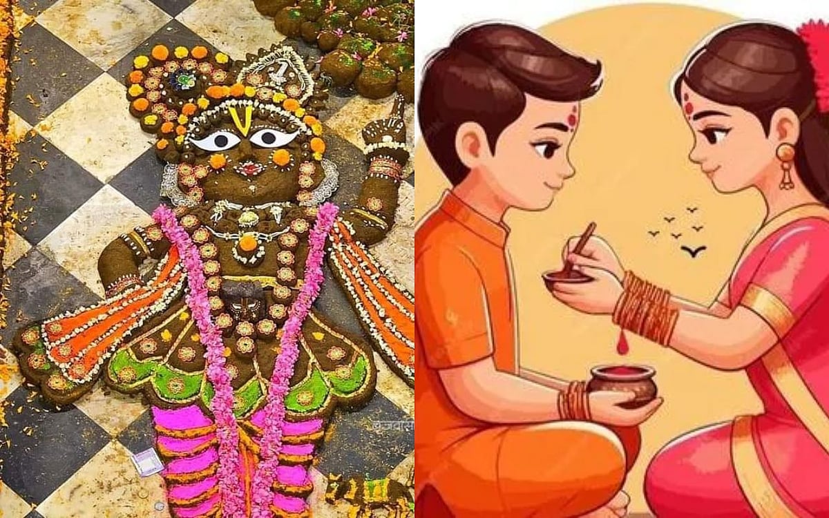 An image illustrating the Hindu festival Bhaiya Dooj in Bihar.