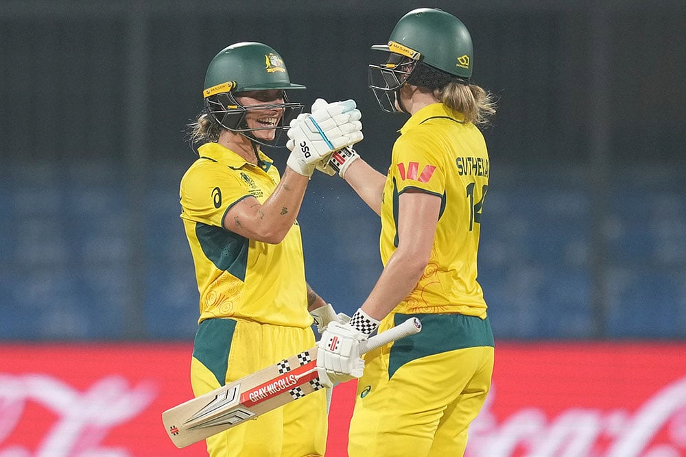 | Photo: AP/Rafiq Maqbool : ICC Women's World Cup 2025: Australia Vs England