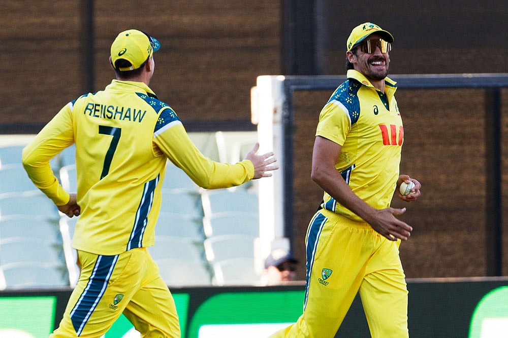 Indias Tour Of Australia ODI cricket IND vs AUS 2nd Match photos: Mitchell Starc