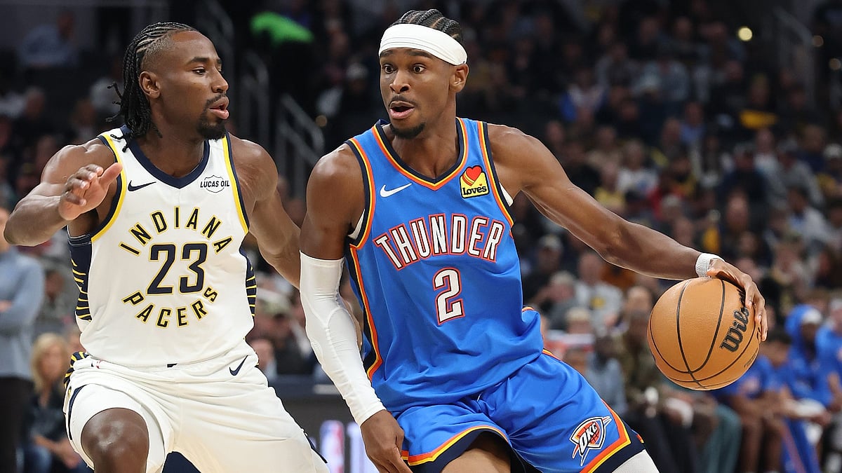 Shai Gilgeous-Alexander of the Oklahoma City Thunder