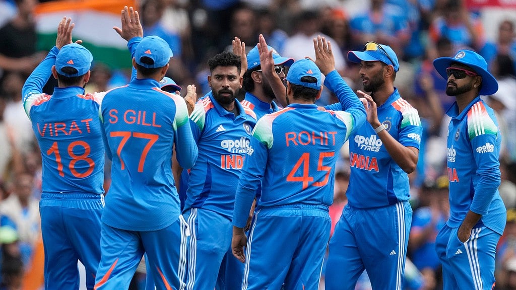 India have included a full-strength squad for the upcoming three-match ODI series against England. - Photo: AP
