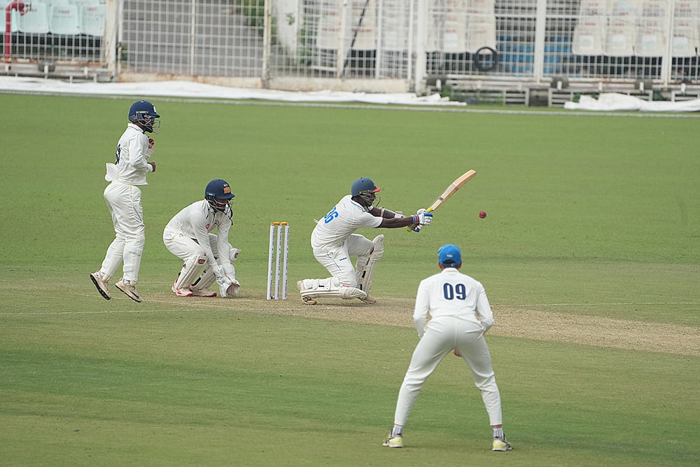 Ranji Trophy 2025-26 Bengal vs Gujarat Ranji Cricket Day 1_Sumanta Gupta