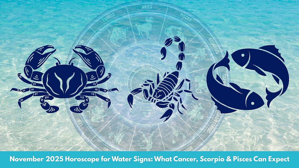November 2025 Horoscope For Water Signs: What Cancer, Scorpio & Pisces Can Expect
