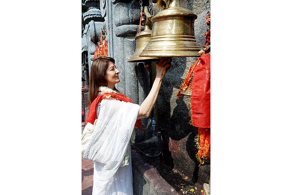 Sangeeta Bijlani visits Kamakhya Temple