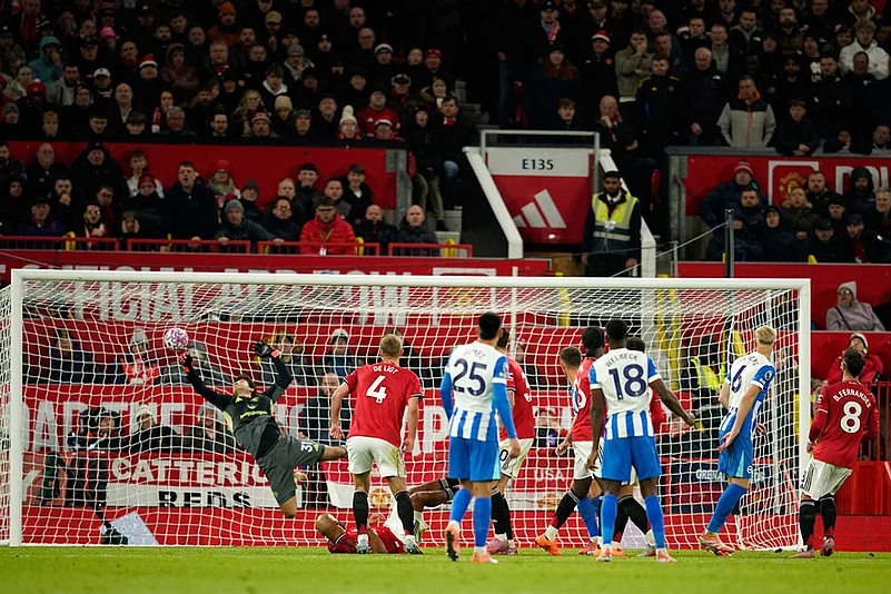 Britain Soccer Premier League: Brighton & Hove Albion vs Manchester United