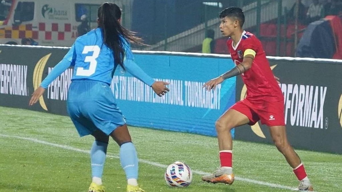 India vs Nepal live score Tri-Nation Women’s International Friendlies 2025 match 3