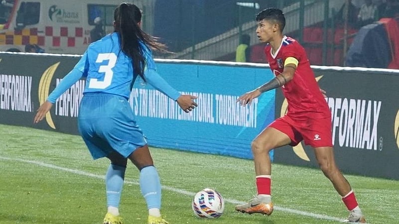 India vs Nepal live score Tri-Nation Women’s International Friendlies 2025 match 3