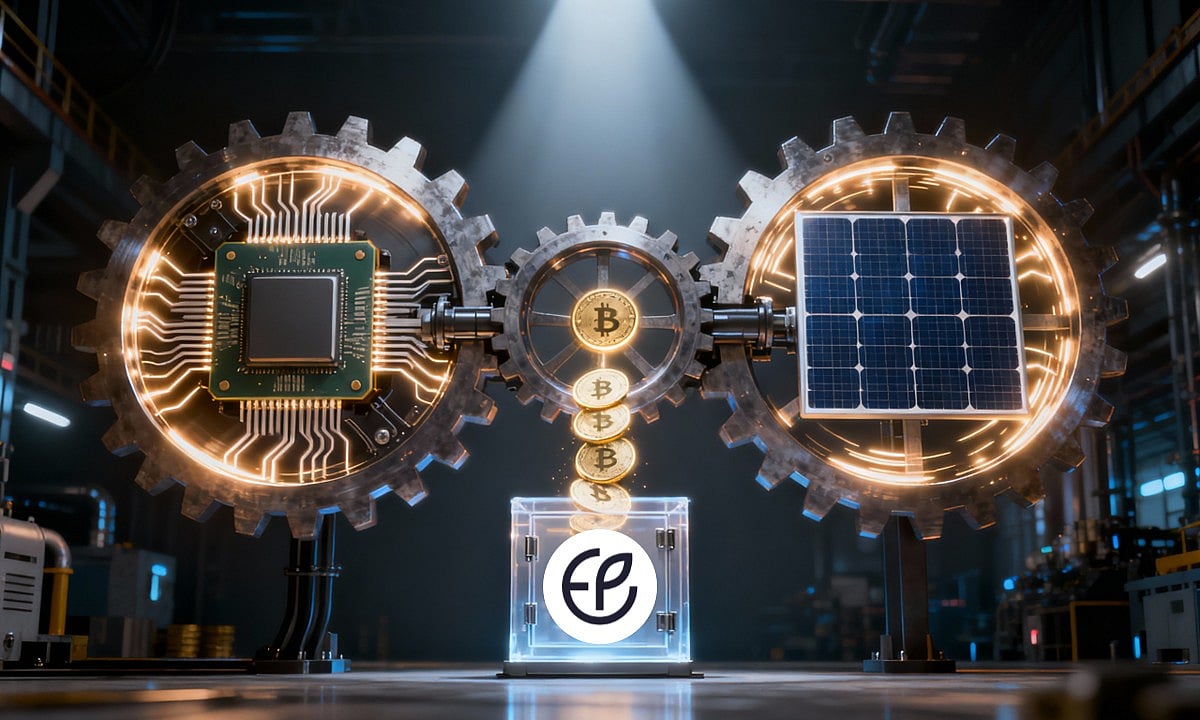 Compute and clean energy in → stablecoin yield out