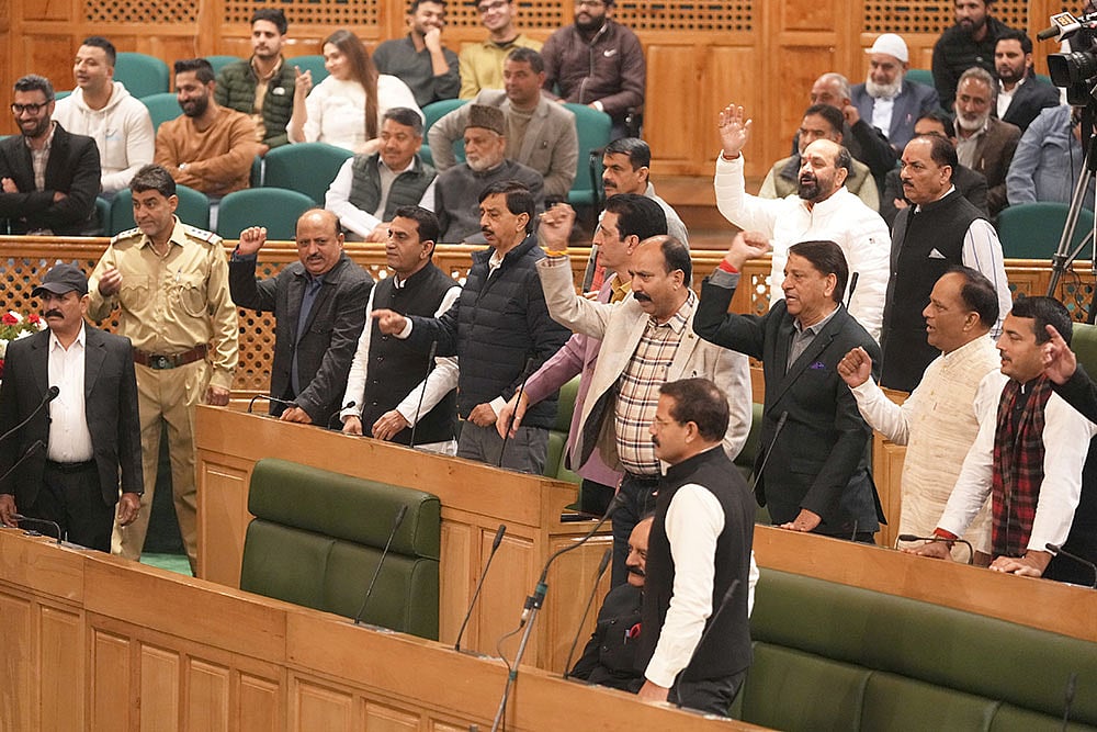 | Photo: PTI/S Irfan : J&K Assembly, REP IMAGE |