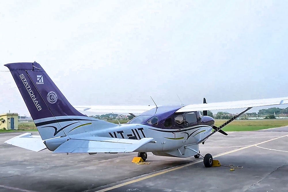 Aircraft takes off from Kanpur for cloud-seeding trial in Delhi