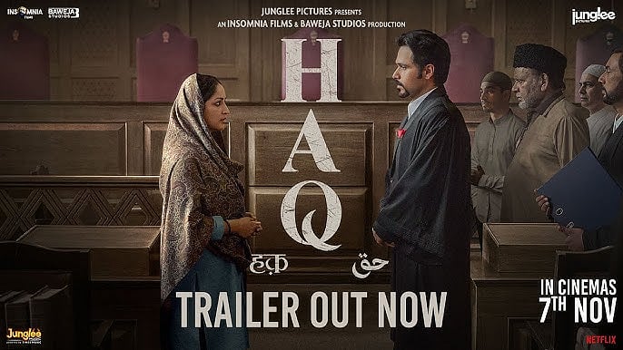 YouTube/Junglee Pictures : Emraan Hashmi and Yami Gautam in Haq trailer 