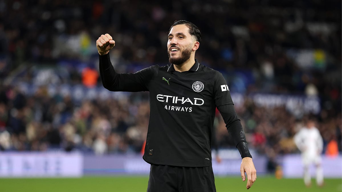 Manchester City's Rayan Cherki