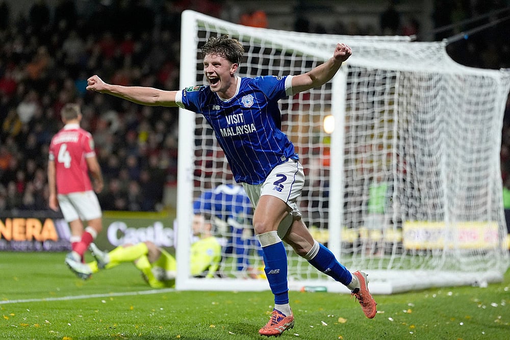 Britain Soccer English League Cup EFL match Wrexham vs Cardiff City_William Fish