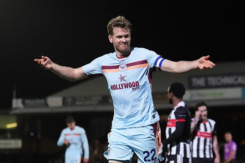 Britain Soccer English League Cup EFL match Grimsby Town vs Brentford_
