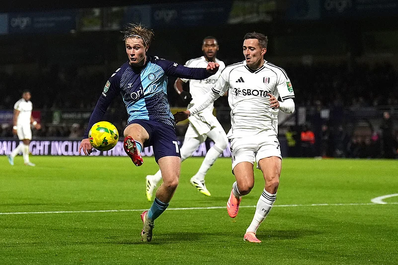 Britain Soccer English League Cup EFL match Wycombe Wanderers vs Fulham_Sam Bell