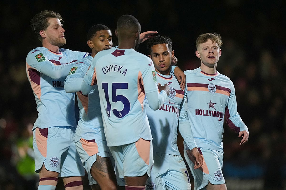Britain Soccer English League Cup EFL match Grimsby Town vs Brentford_