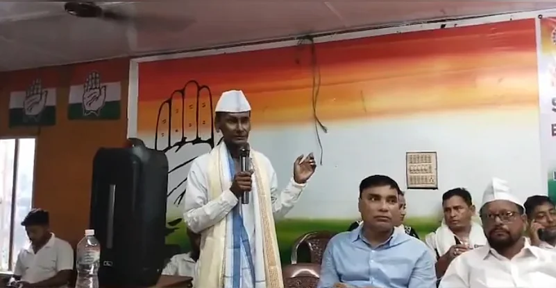 Congress leader Bidhu Bhushan Das