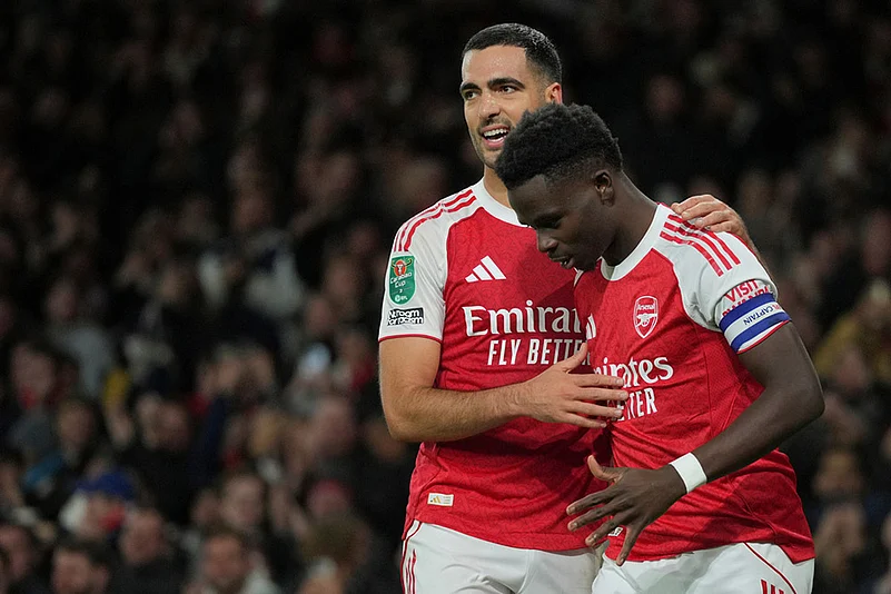 EFL Cup 2025-26 Fourth Round Arsenal vs Brighton & Hove Albion: Bukayo Saka