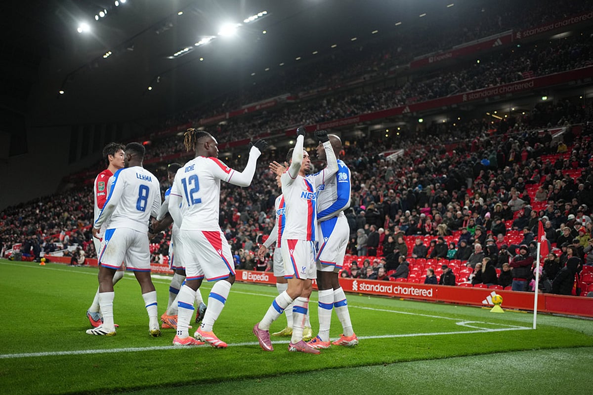 EFL Cup 2025-26 Fourth Round Liverpool vs Crystal Palace