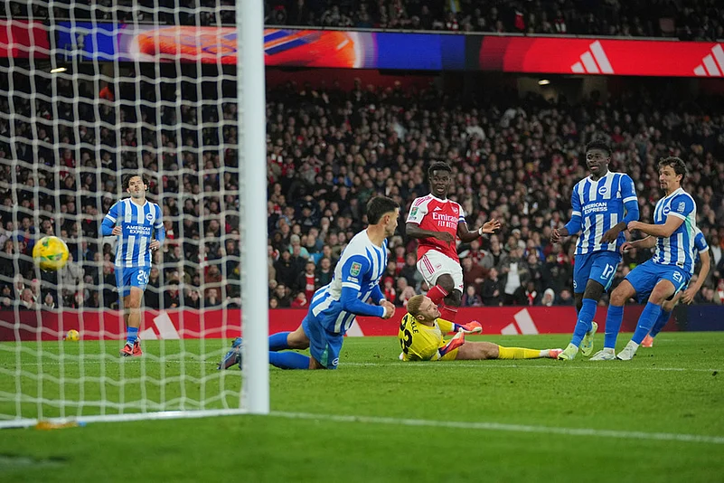 EFL Cup 2025-26 Fourth Round Arsenal vs Brighton & Hove Albion: Bukayo Saka