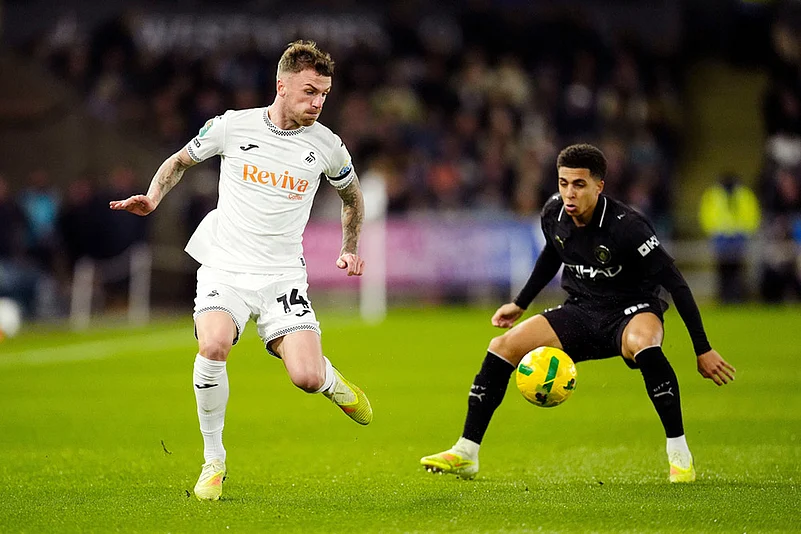 EFL Cup 2025-26 Fourth Round Swansea City vs Manchester City: Josh Tymon