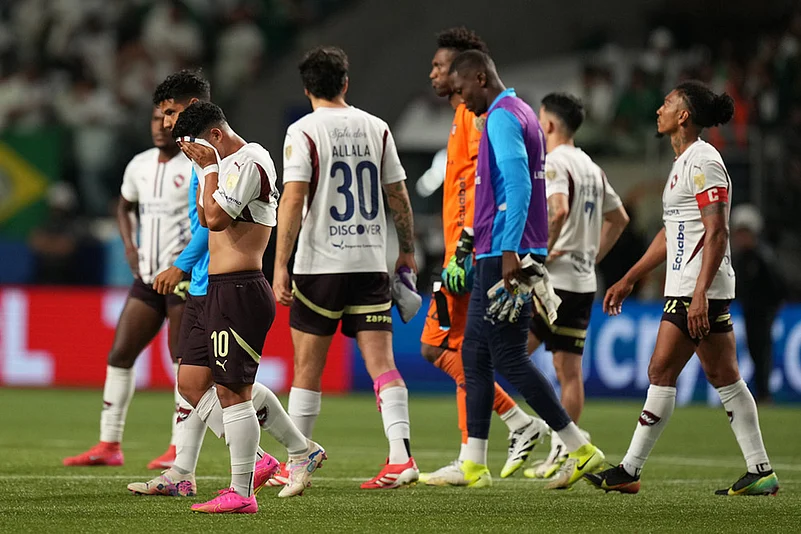 Brazil Ecuador Soccer Copa Libertadores Semi-Final Second Leg Palmeiras Vs LDU Quito photo