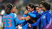 ‘Chak De!’ Returns: India Forge Fabulous New Chapter In Women’s Cricket PTI : Indian players celebrate after winning the ICC Women's World Cup semi-final against Australia in Navi Mumbai.