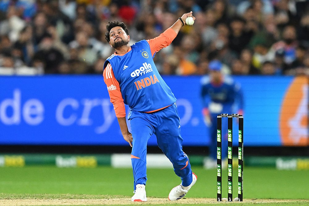 Indias tour of Australia: Ind vs Aus 2nd t20 Cricket photos_Kuldeep Yadav
