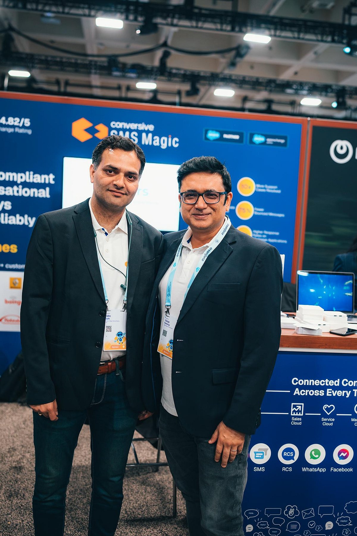 Nitin Seth, CEO, Conversive & Vikas Narang, COO, Conversive