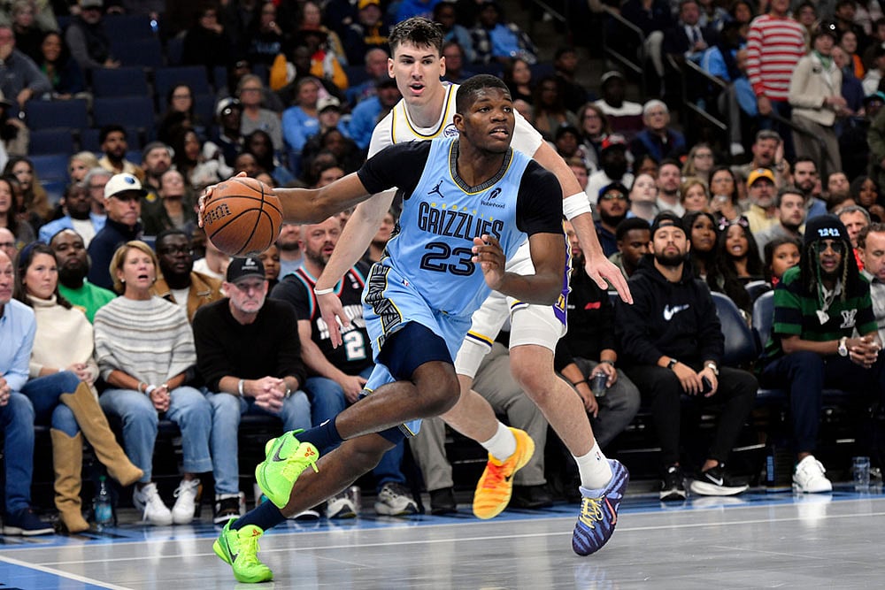 Lakers Grizzlies Basketball