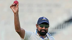 Mohammed Shami took five wickets across two innings and completed 900 wickets in professional cricket. - PTI