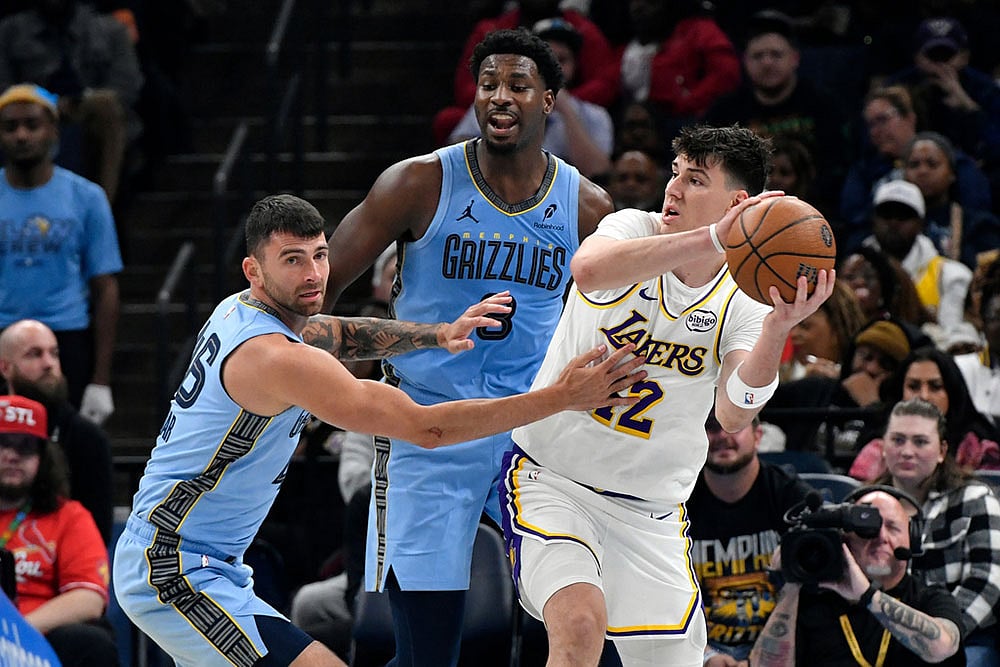 Grizzlies Lakers Basketball