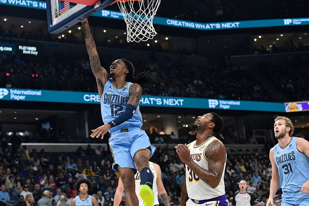 NBA Basketball Championship: Memphis Grizzlies vs Los Angeles Lakers