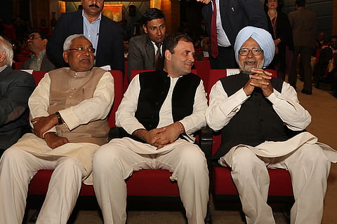 Nitish during Mahagathbandhan 