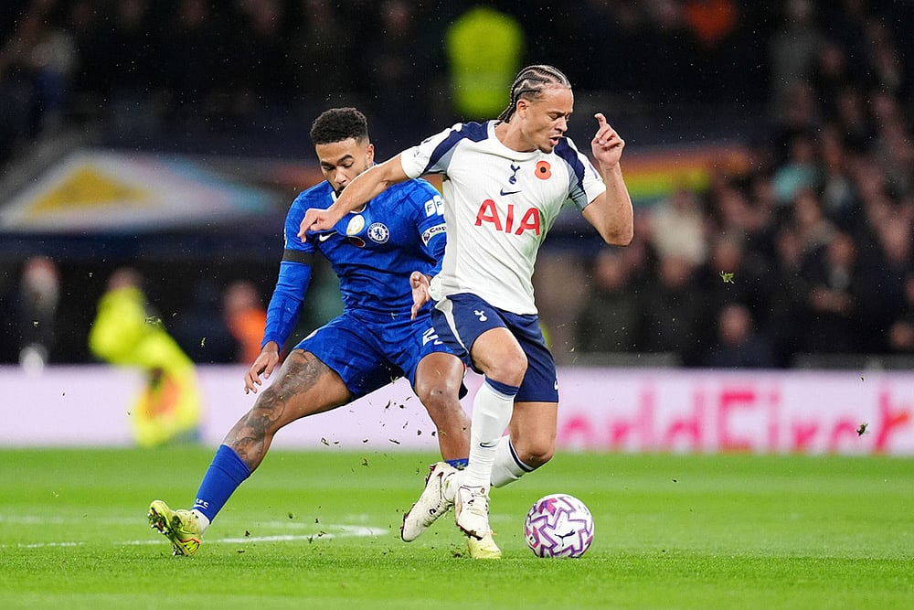 English Premier League 2025-26 Tottenham Hotspur vs Chelsea football photos_Reece James