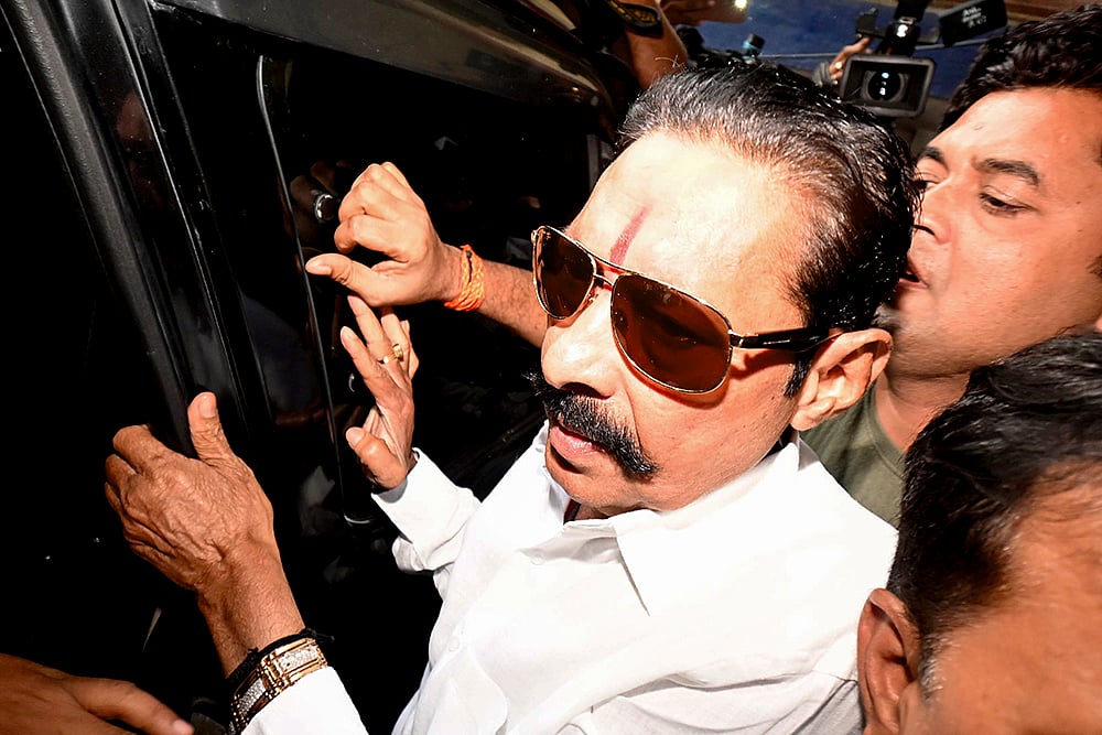 Police have stepped up security in the poll-bound Mokama area.  - | Photo: PTI; Representative image