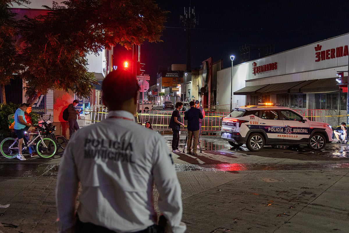 AP : The blast took place at a Waldo’s store in the centre of the Sonora state capital. 