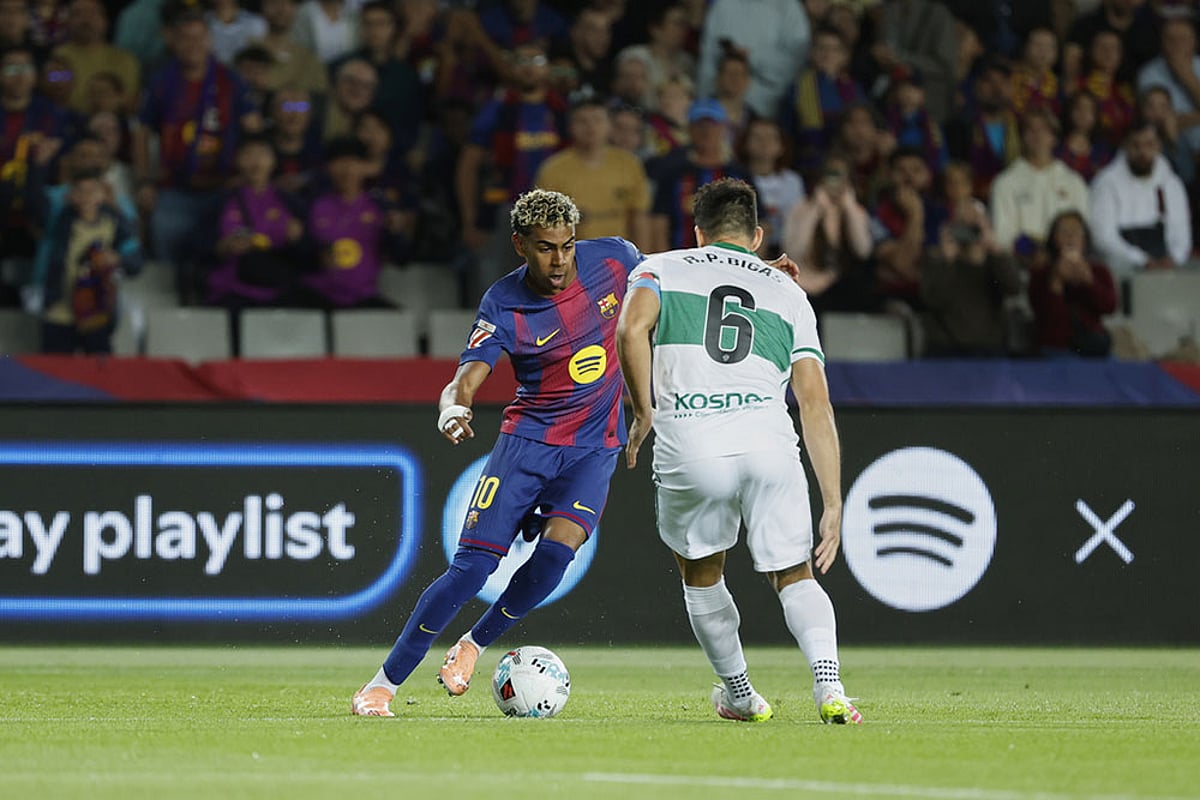 La Liga: FC Barcelona vs Elche CF Lamine Yamal