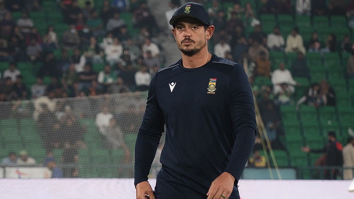 X/ProteasMenCSA : Proteas star Quinton de Kock.