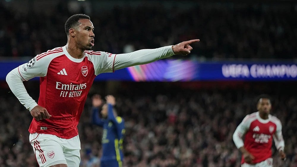 | Photo: AP/Alastair Grant : UEFA Champions League 2025-26: Arsenal Vs Atletico Madrid
