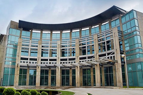 A view of the Reliance Centre on Maharaja Ranjit Singh Marg, in New Delhi. 