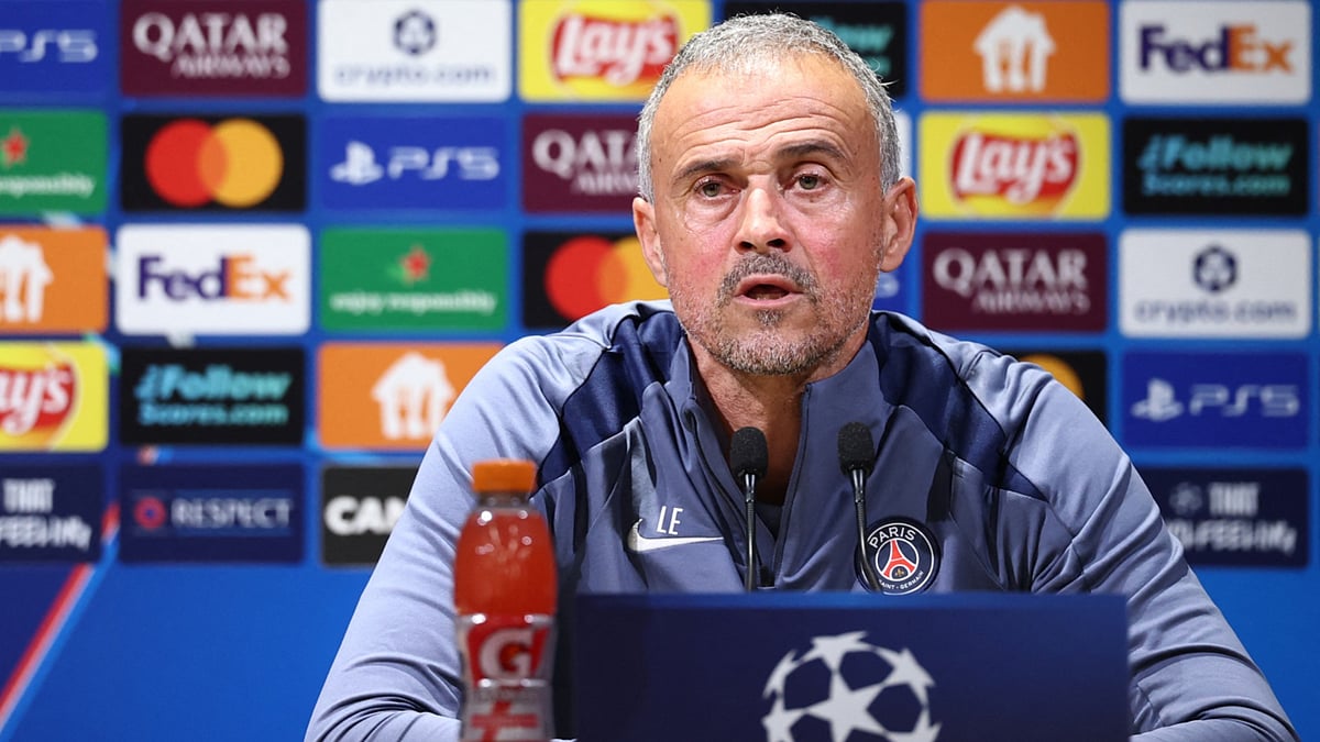 PSG head coach Luis Enrique