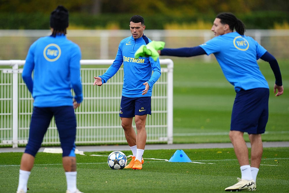 Tottenham Hotspur Player training session