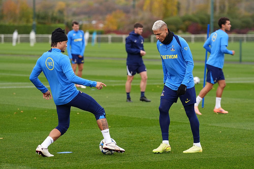 Tottenham Hotspur training session