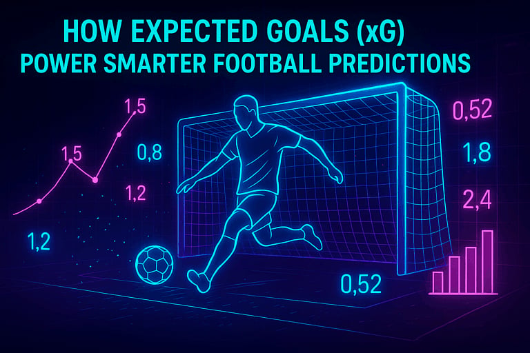 Football predictions using stats like expected goals (xG)