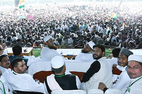Not only choosing secularism  as a rhetoric, but as a condition Tejaswi And RJD in the waqf bachao protest