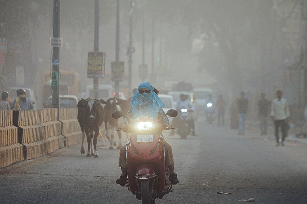 Weather: Air pollution in Gurugram