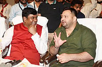 How A Dalit Deputy CM Would Have Given The Mahagathbandhan The Push In Bihar Credits - Imago / Hindustan Times : PATNA, INDIA - JULY 25: Leader of Opposition and RJD leader Tejashwi Yadav with Vikasshil Insaan Party president Mukesh Sahni during Veerangana Phoolan Devi Shahadat Diwas function at Bapu Sabhagar on July 25, 2025 in Patna, India. (Photo by Santosh Kumar Hindustan Times) Bihar Politics And Governance