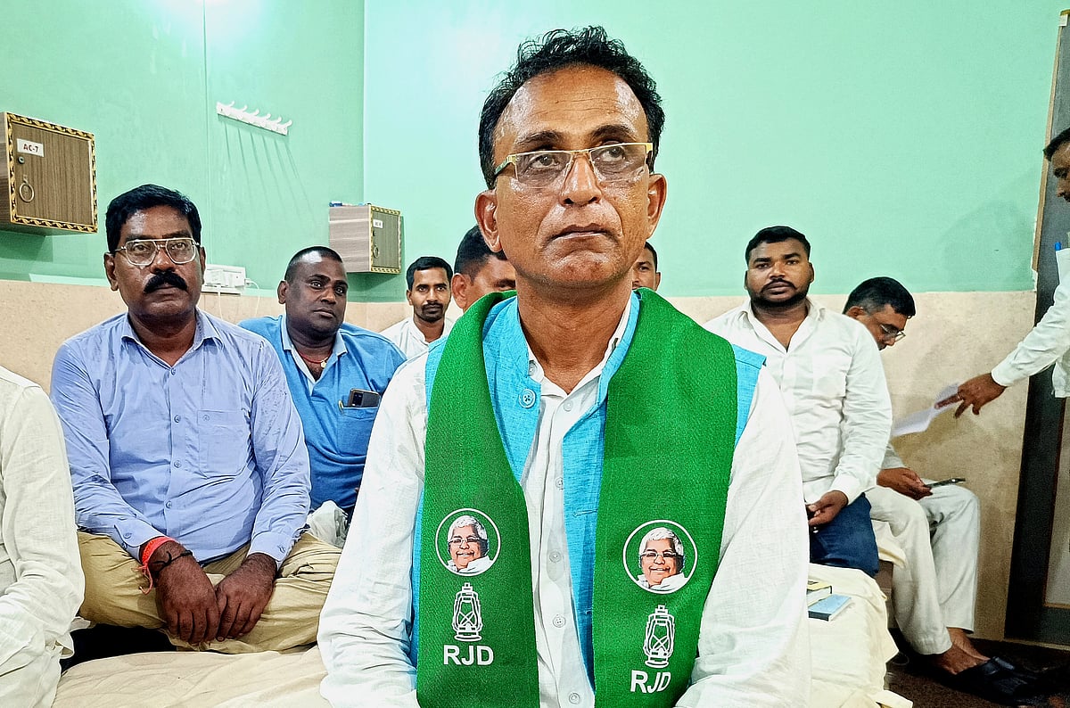 Suresh Pandey/Outlook : Ashok Mahto in Munger, Bihar